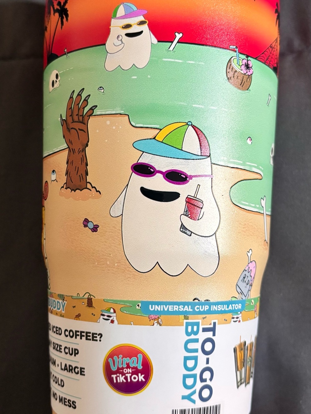 To-Go Buddy Insulated Cup - Sunscream (Haloween)